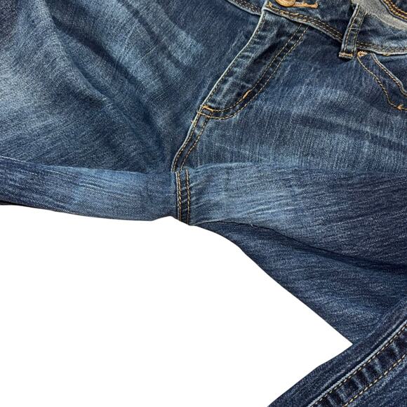 Maurice’s Dark Wash Blue Denim Jeans Women’s 8 Casual Midrise Stitching - Picture 11 of 11